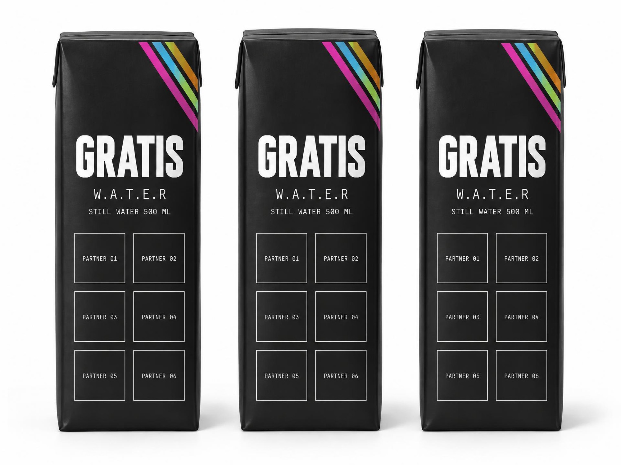 GRATIS W.A.T.E.R №002 · 3-Pack